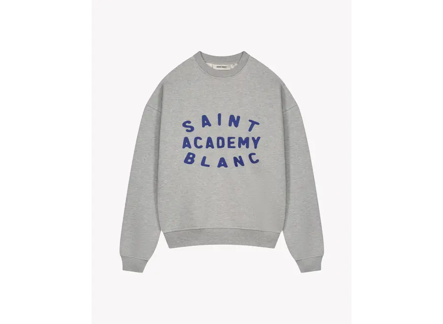 Academy 22 Crewneck Grey Melange Jongens Trui