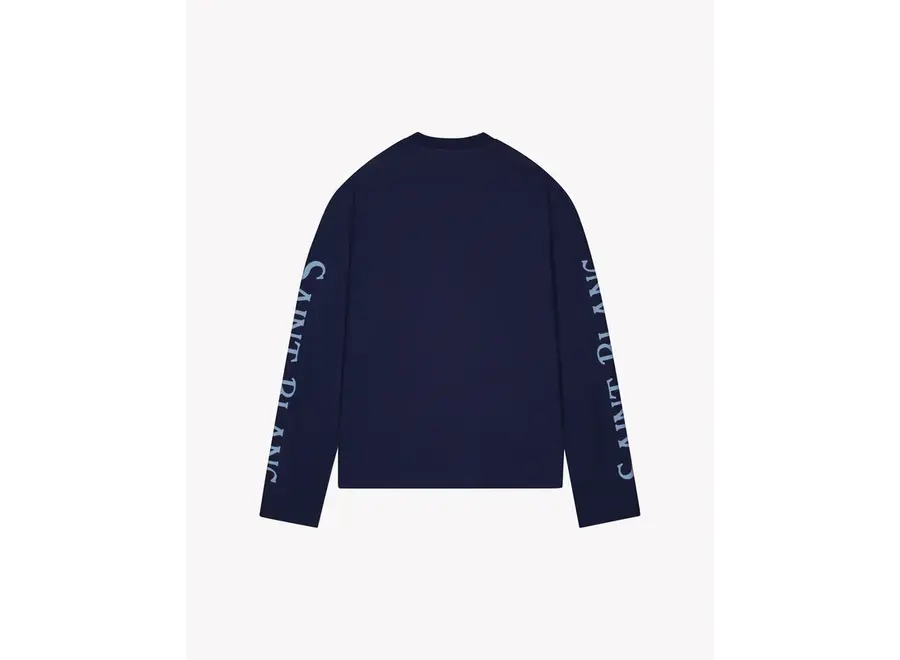 Whisper Long Sleeve Black Iris Navy Jongens Long Sleeve