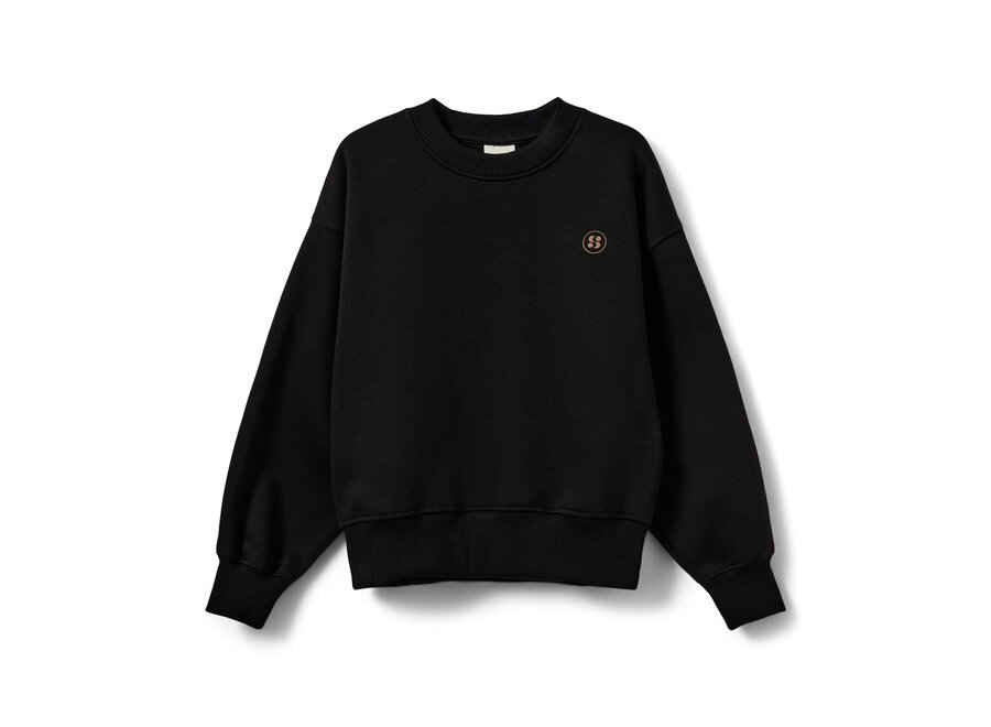 LuisaSY Sweat  Black Meisjes Trui