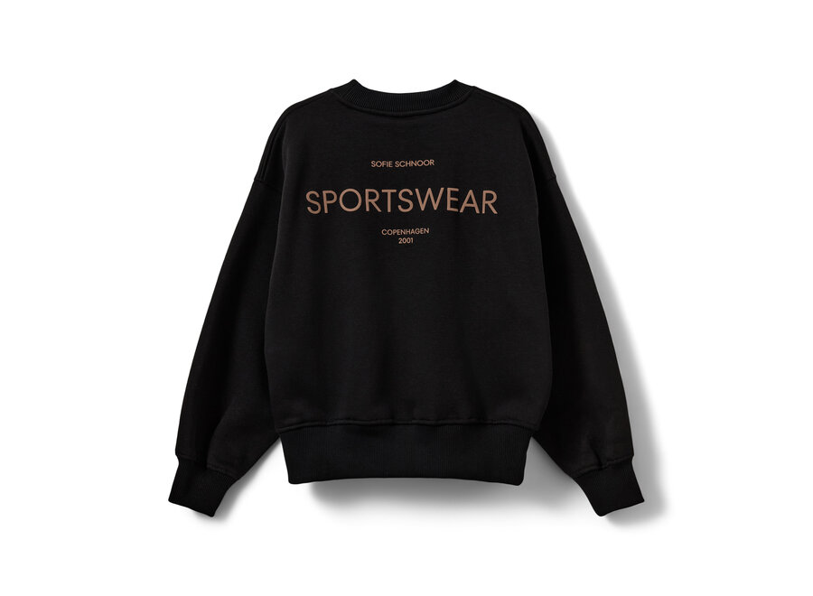 LuisaSY Sweat  Black Meisjes Trui