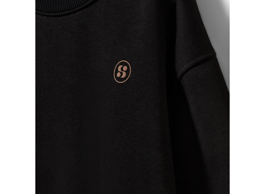 LuisaSY Sweat  Black Meisjes Trui