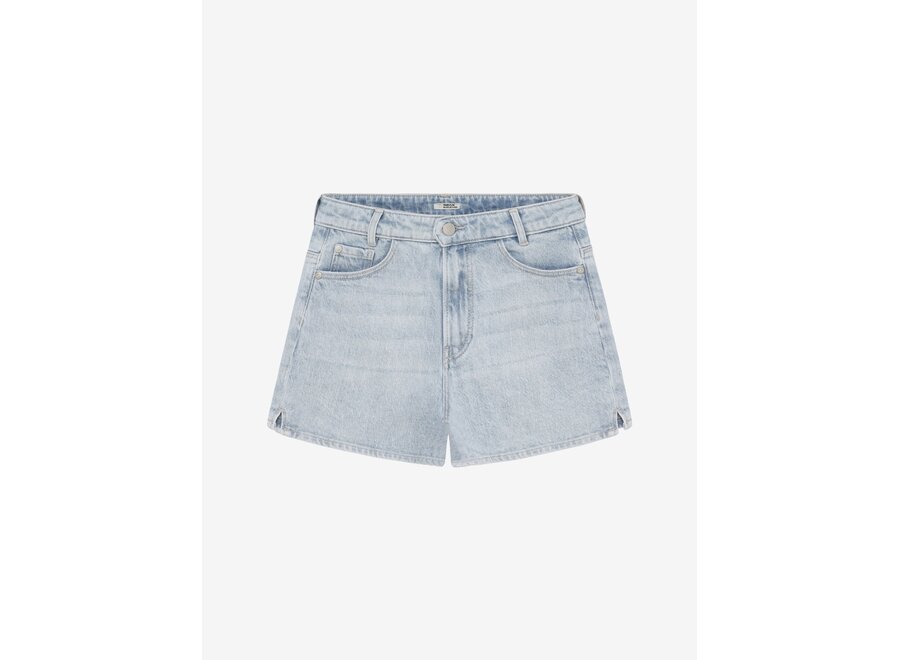 Wide Denim Short Light  Blue Meisjes  Jeans