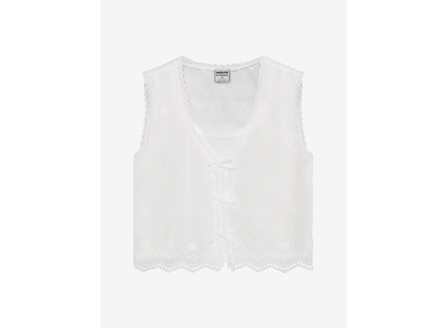Sleeveless Shirt  White Meisjes  Shirt