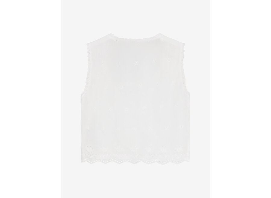 Sleeveless Shirt  White Meisjes  Shirt