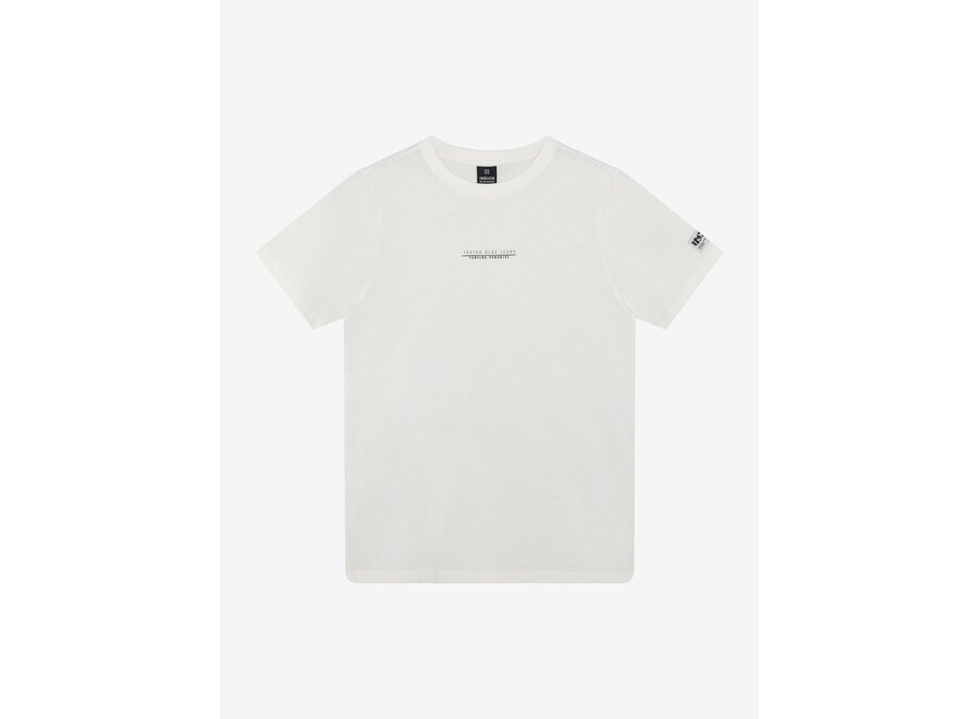 T-Shirt INDN Backprint  White Jongens T-shirt