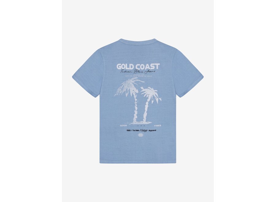 Loose Fit T-shirt INDN   Blue Jongens T-shirt