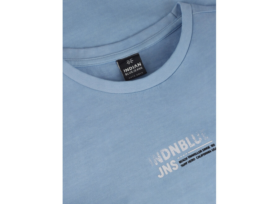 Loose Fit T-shirt INDN   Blue Jongens T-shirt