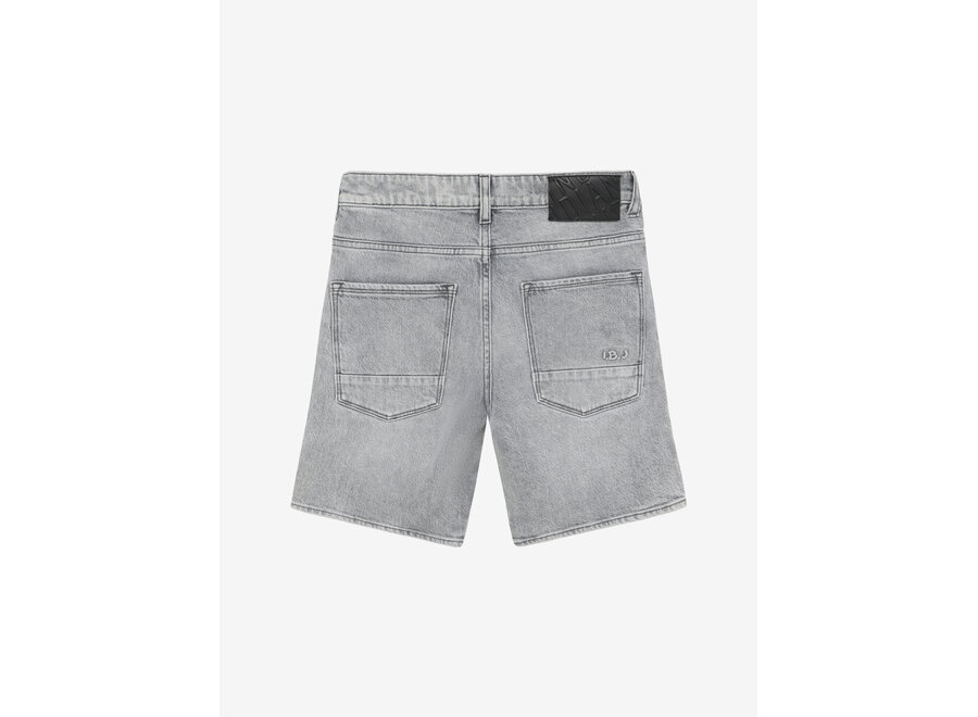Wide Denim Short Grey Jeans  Grey Jongens Jeans