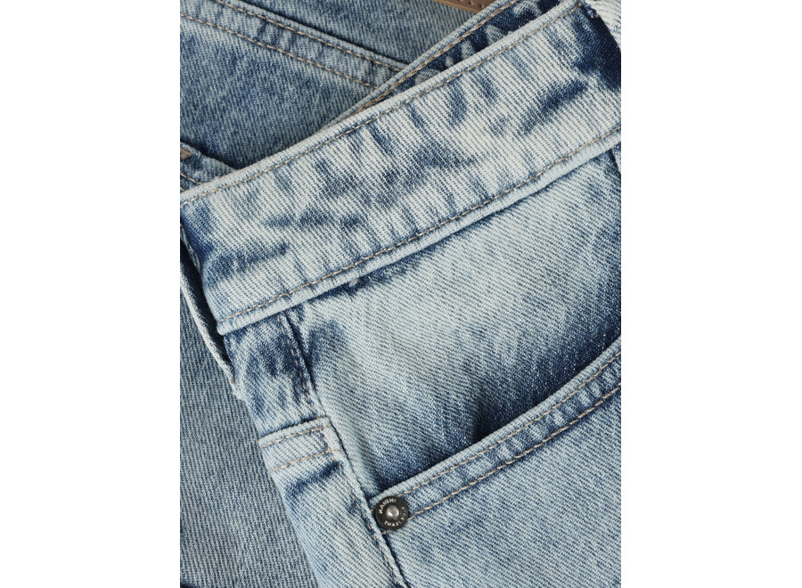 2450 Baggy Straight Blue Jeans  Blue Jongens Jeans