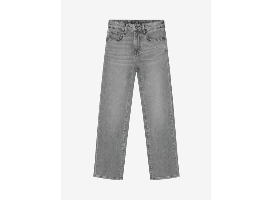 2652 Wide Loose Grey Jeans  Grey Jongens Jeans