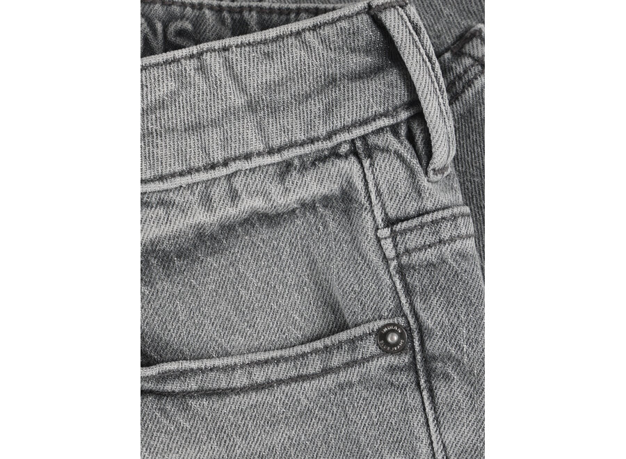 2652 Wide Loose Grey Jeans  Grey Jongens Jeans