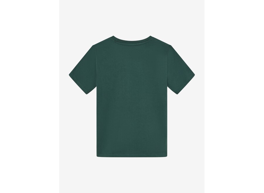 Loose Fit T-Shirt Tape  Green Jongens T-shirt