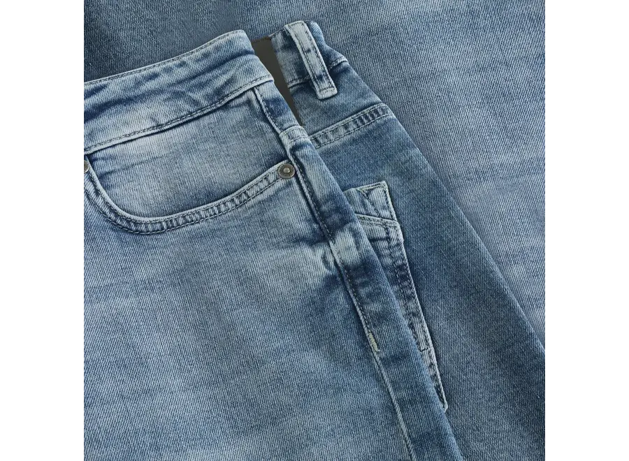 2515 Straight Fit Jeans Damaged Medium Denim Jongens Jeans