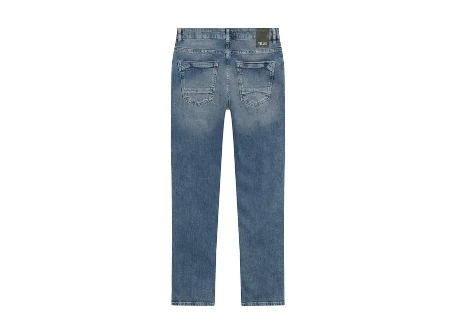 2515 Straight Fit Jeans Damaged Medium Denim Jongens Jeans