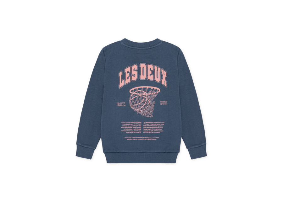 Hoop Sweatshirt KIDS  Dark Denim Blue Jongens Trui