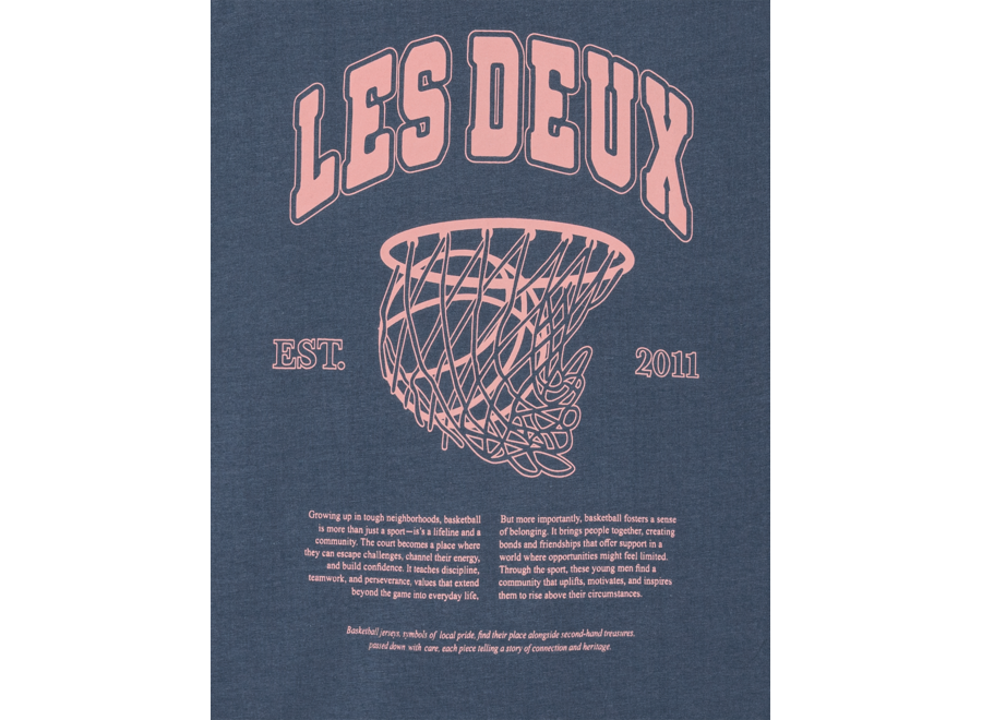 Hoop T-Shirt KIDS  Dark Denim Blue Jongens T-shirt