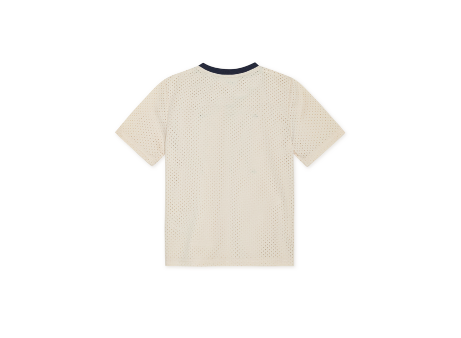 Bronson Encore Mesh T-Shirt KIDS  Eggnog White Jongens T-shirt