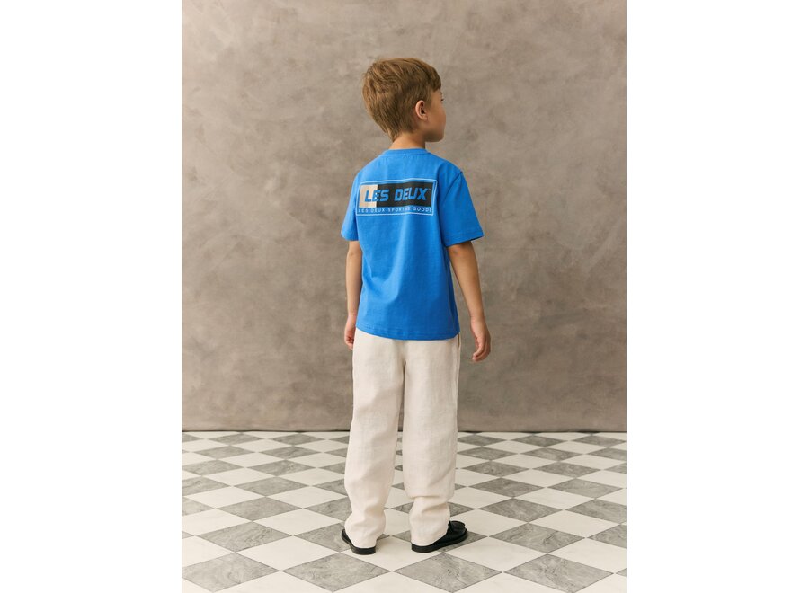 Sport Logo T-Shirt KIDS  Palace Blue Jongens T-shirt