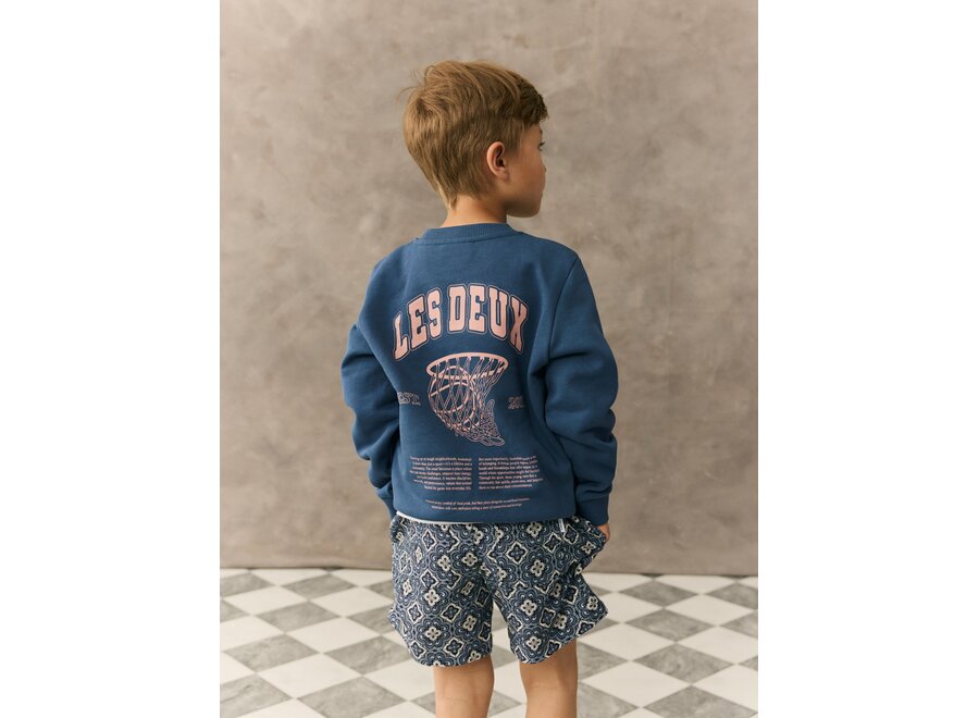 Hoop Sweatshirt KIDS  Dark Denim Blue Jongens Trui