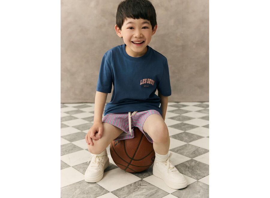 Hoop T-Shirt KIDS  Dark Denim Blue Jongens T-shirt