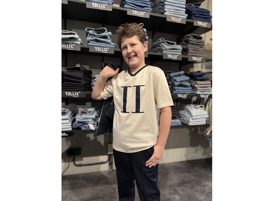 Bronson Encore Mesh T-Shirt KIDS  Eggnog White Jongens T-shirt