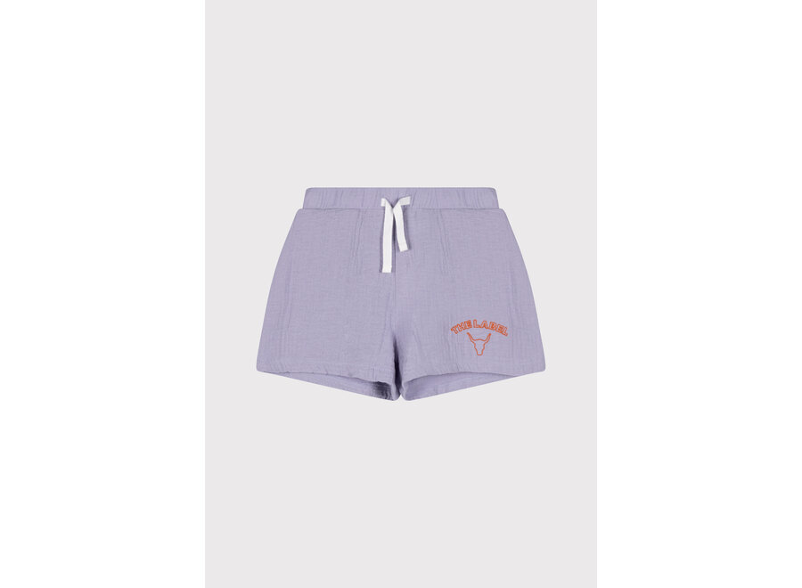 Kids Woven Crinkle Shorts 62603117467 390 Lilac Meisjes Short