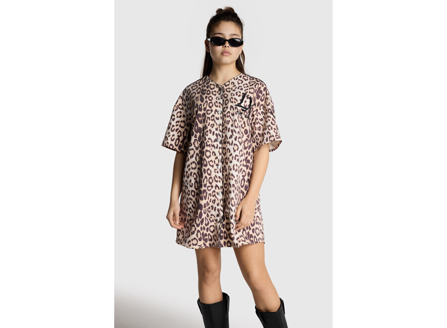 Kids Woven Baseball Dress  Animal Meisjes Jurk