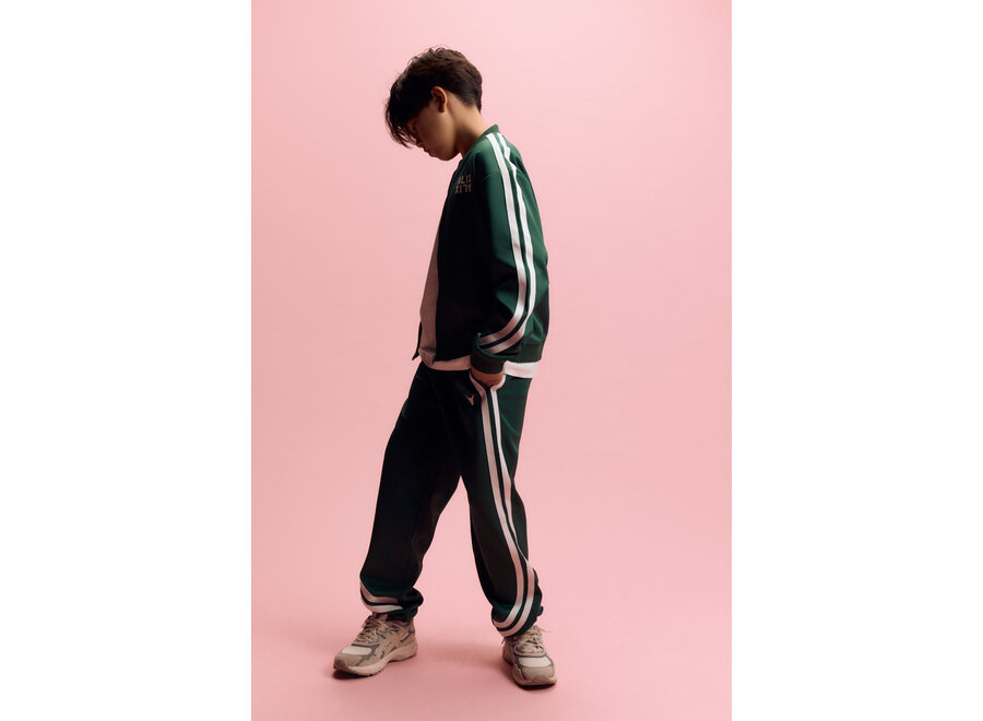 Kids Knitted Training Cardigan  Green Unisex Vest