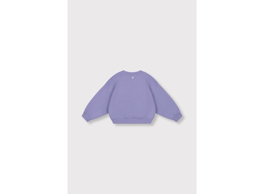 Kids Knitted Alix Club Print Sweater  Lilac Meisjes Trui