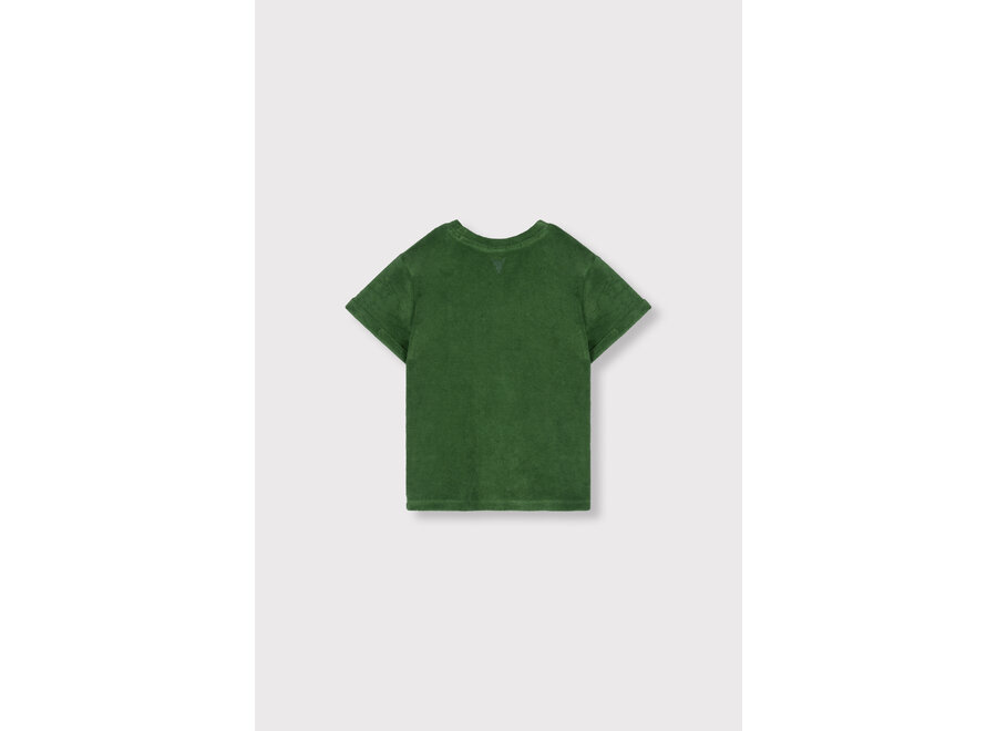 Kids Knitted Terry T-Shirt  Green Unisex T-shirt