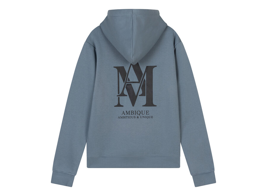 Mike Hoodie  Blue Marine Jongens Trui 140