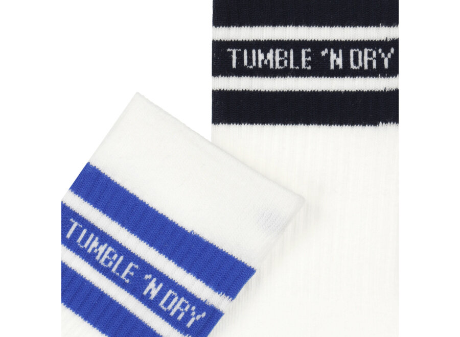 TND Tumble Socks 2-pack  Classic Blue Unisex Sokken