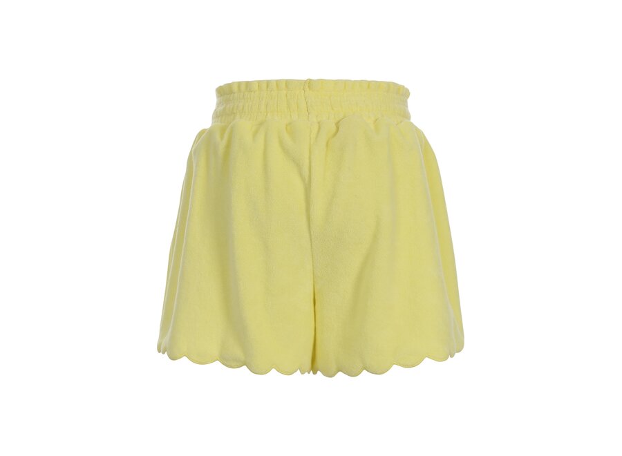 Little Terry Cloth Shorts  Lemon Meisjes Short