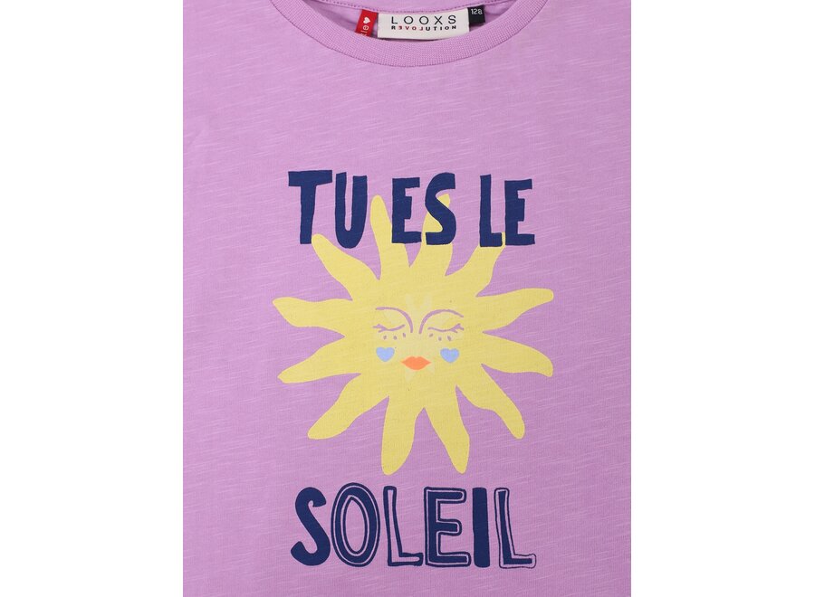 Little T-shirt Lilac Meisjes T-shirt