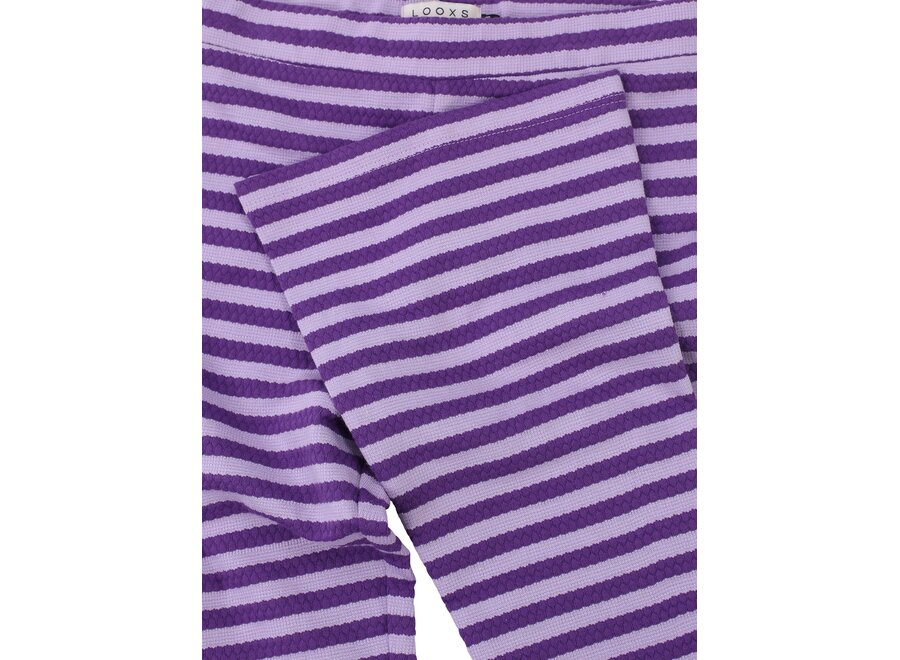 Little Striped Flair PantsPurple Rain Meisjes Broek