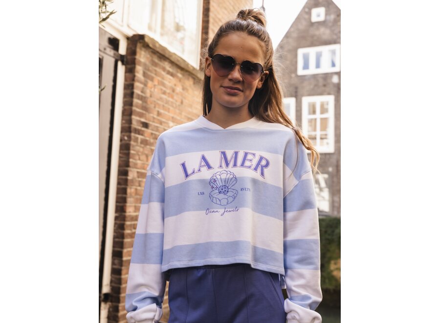 Sweat  air blue Meisjes Sweater