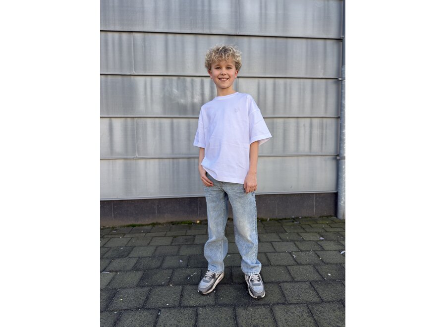 Heavy Weight Relaxed T-shirt White Jongens T-shirt