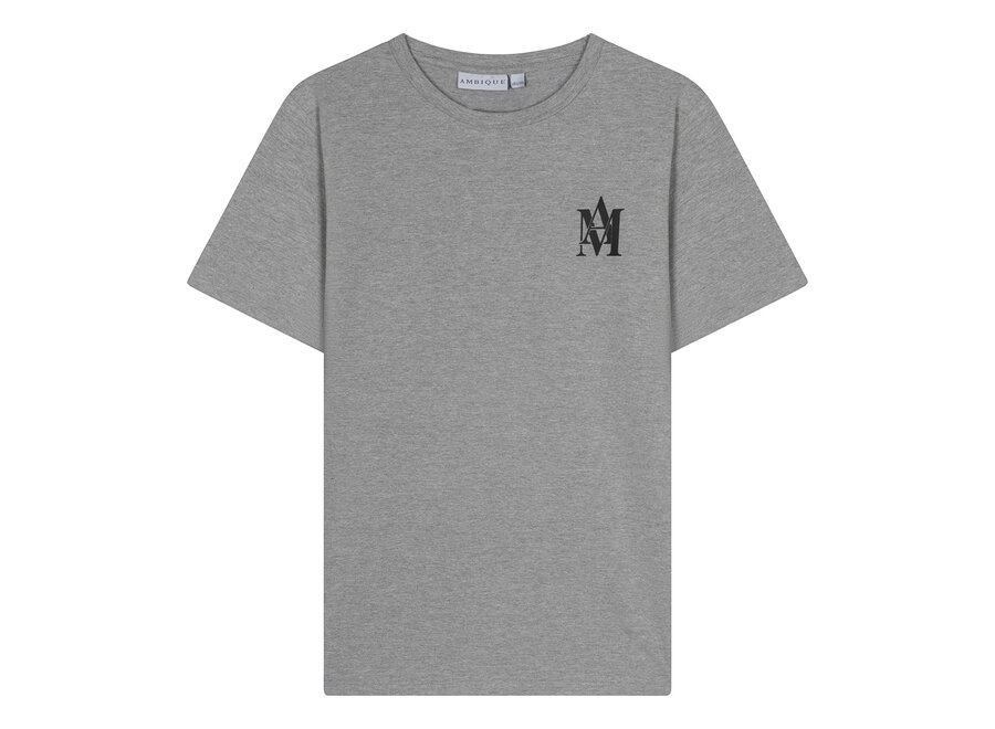 Glenn  Grey melange Jongens  T-Shirt