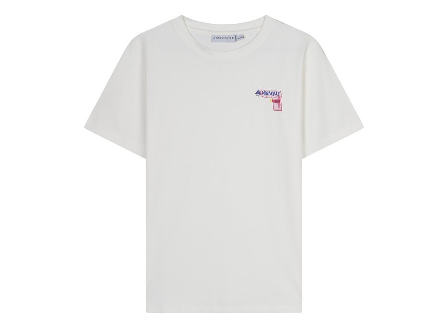 Wayne AMK1052 103 Ecru Jongens  T-Shirt