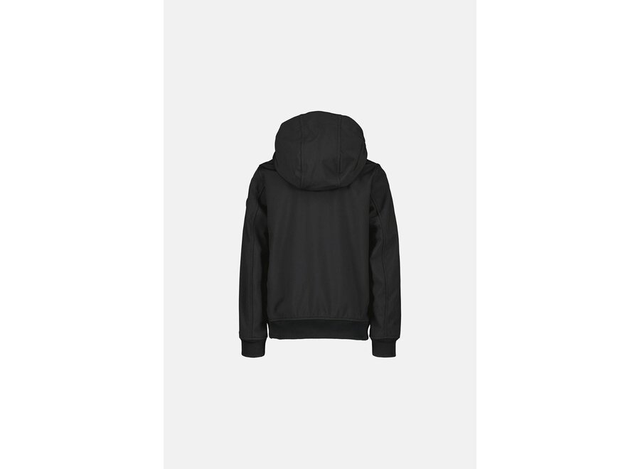Softshell Jacket Chestpocket  True Black Jongens Jas