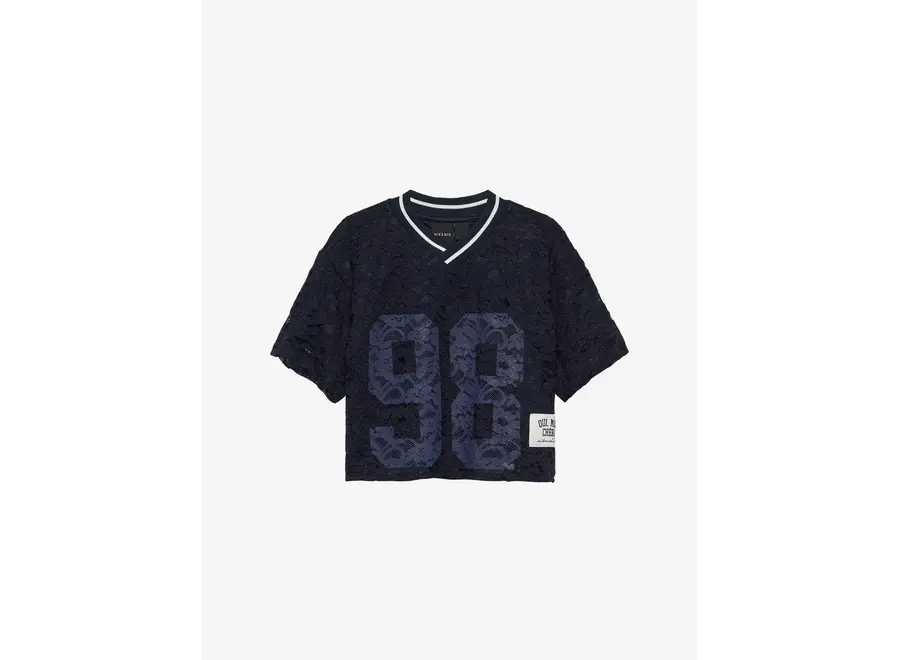 Silke Lace Top  Blue Iris Meisjes Top