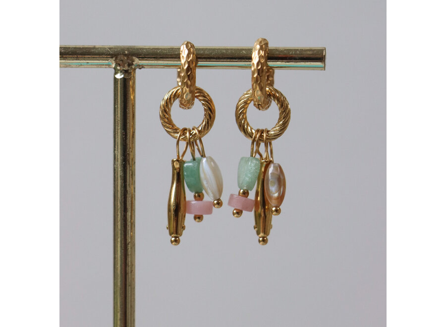 Little Fish Hoop Gold