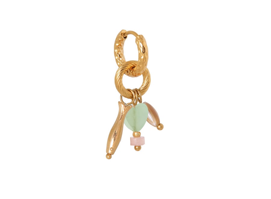 Little Fish Hoop Gold