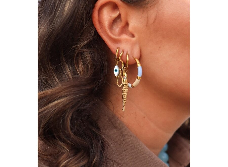 Catch of the Day Hoop Gold