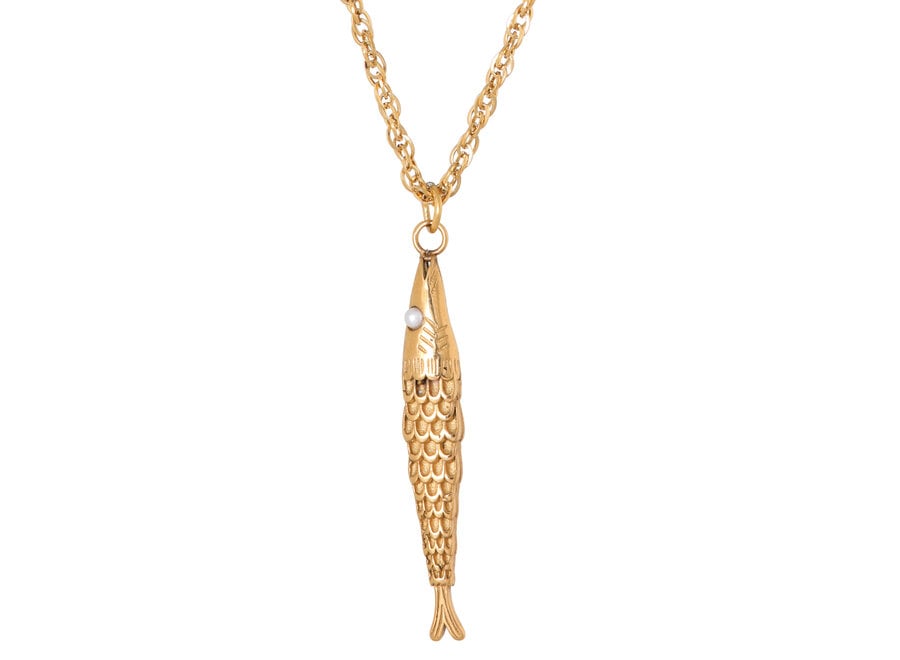 Catch of the Day Necklace Gold