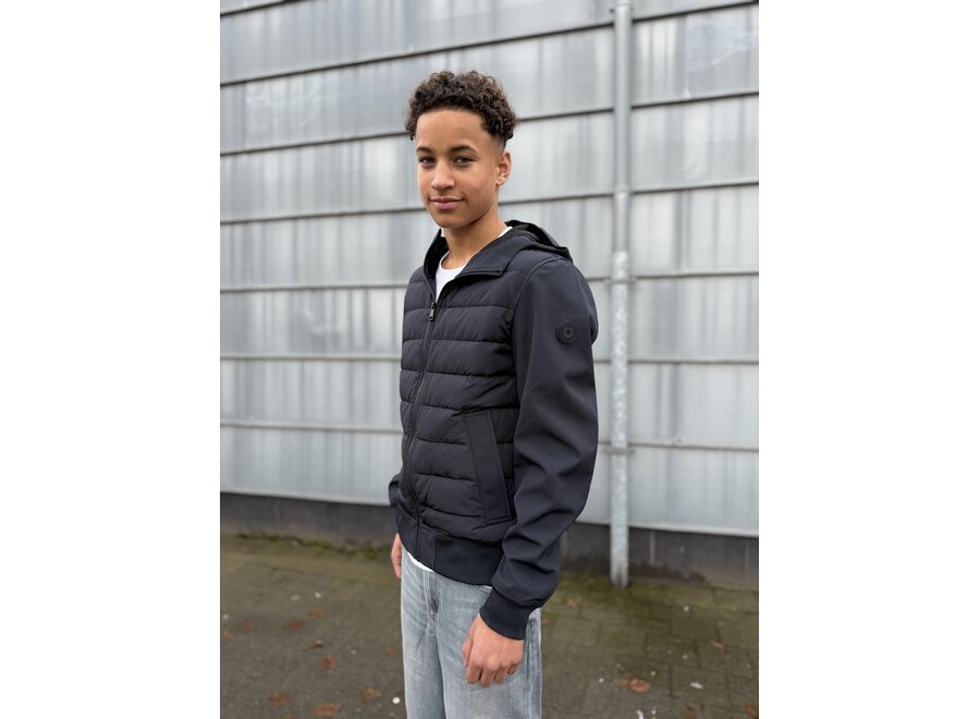 River Softshell Jacket  Dark Navy Blue Jongens Jas