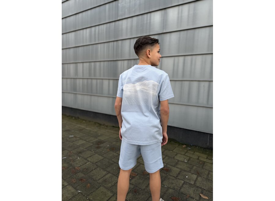 Summit Tshirt  Celestial Blue\White Jongens T-shirt