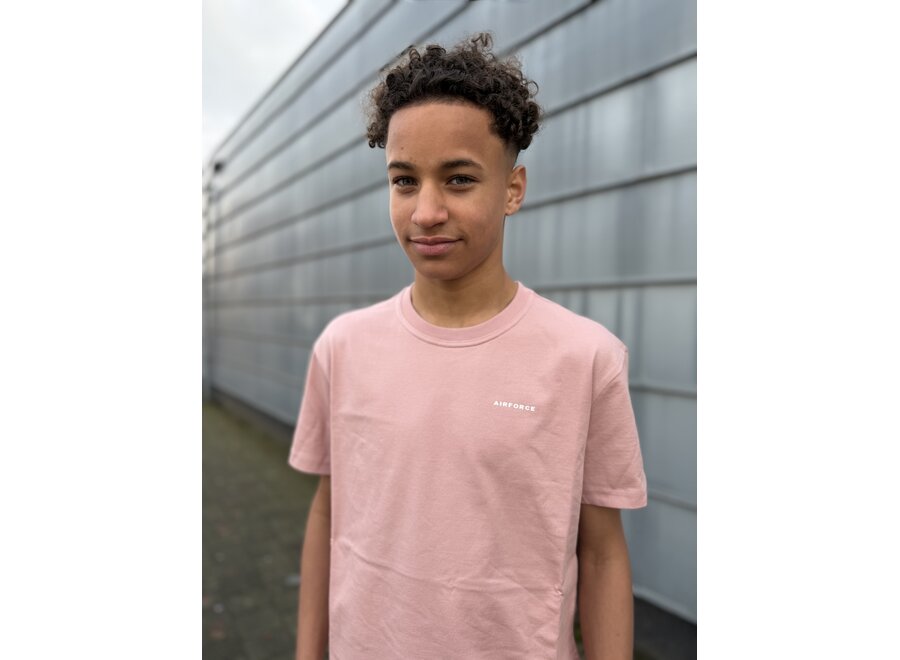 Airforce Basic T-Shirt  Misty Rose\White Jongens T-shirt