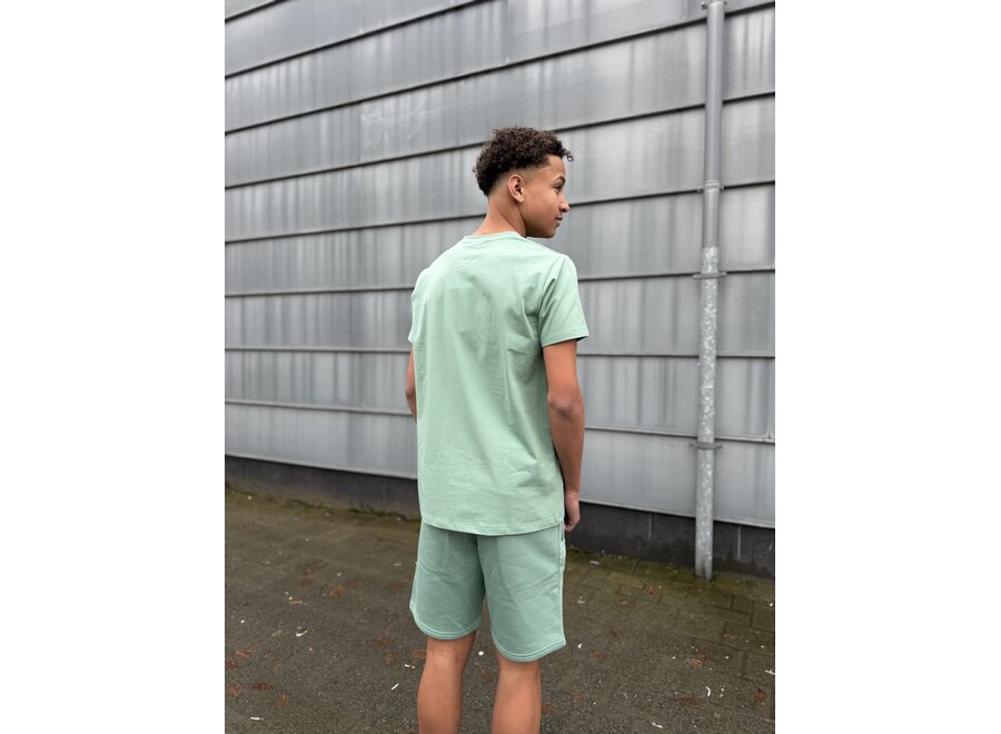 Justin  Light green Jongens  T-Shirt