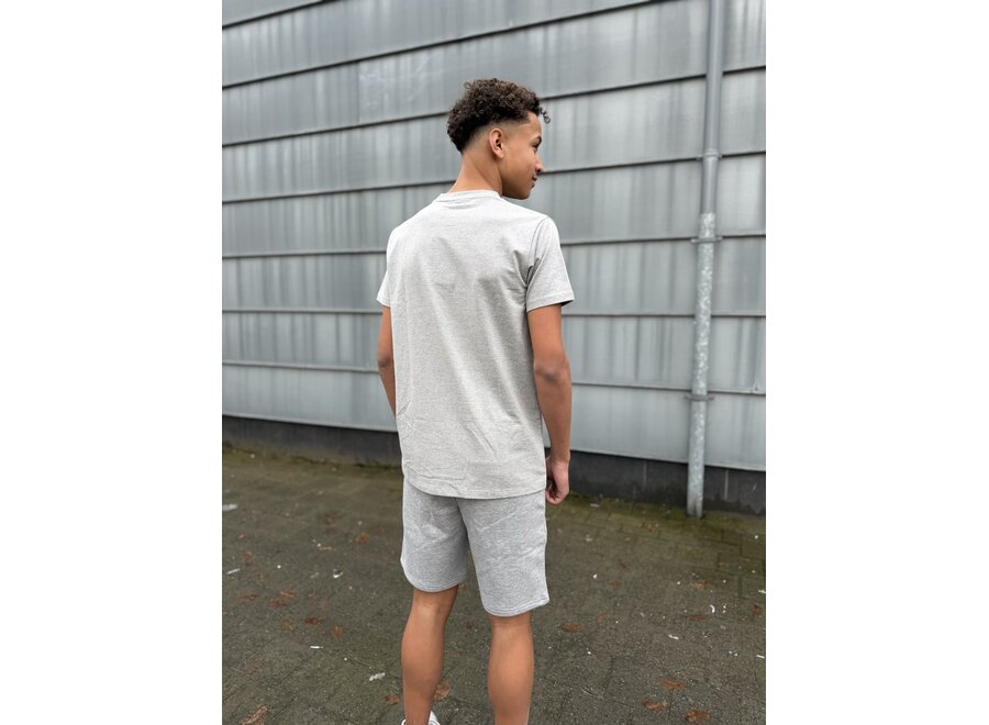 Glenn  Grey melange Jongens  T-Shirt